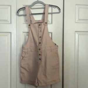 Pink overalls